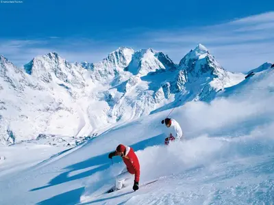 Chalet in Valais near Ski Lift & Saas Valley im Winter