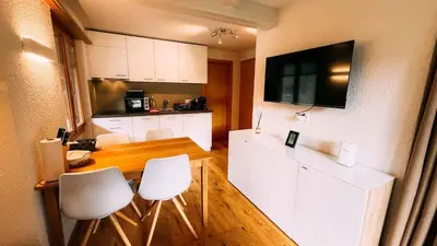 Küche/Küchenzeile in der Unterkunft Apartment Dita - Cozy Stay in Kandersteg