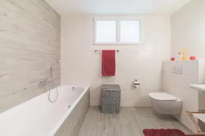Ein Badezimmer in der Unterkunft Appartement spacieux et cosy, vue imprenable