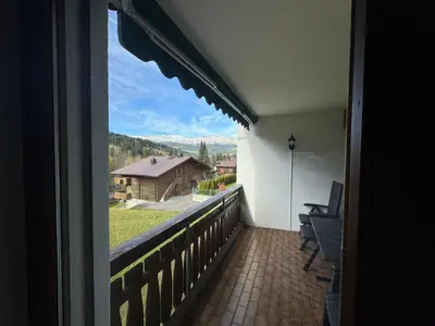 Ein Balkon oder eine Terrasse in der Unterkunft Mountain View Lodge