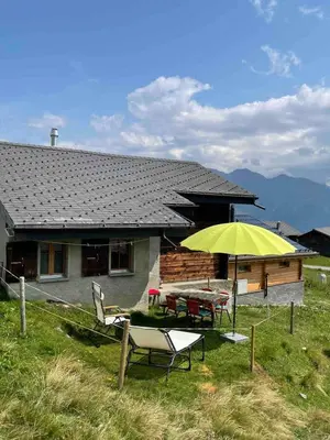 Naturlandschaft in der Nähe des Chalets