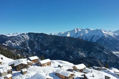 Naturlandschaft in der Nähe des Chalets