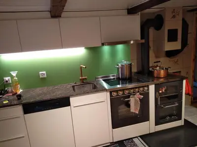 Küche/Küchenzeile in der Unterkunft Appartement Valaisan typique