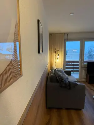 Ein Sitzbereich in der Unterkunft Large 1 bedroom - Free parking - Dream views-
