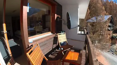 Ein Balkon oder eine Terrasse in der Unterkunft Erables 454