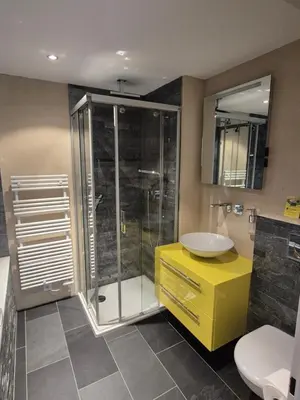 Ein Badezimmer in der Unterkunft ABO - Boutique Apartment - Chalet Horst