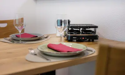 Essen in der Ferienwohnung oder in der Nähe