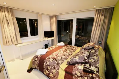 Ein Bett oder Betten in einem Zimmer der Unterkunft Nicoletta