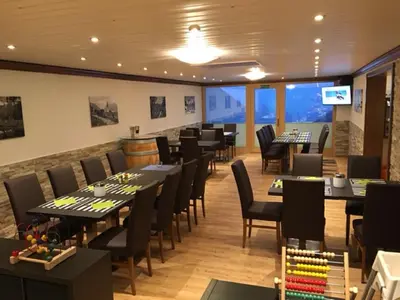 Ein Sitzbereich in der Unterkunft B&B AZapartments Lunic