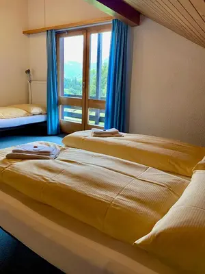 Ein Bett oder Betten in einem Zimmer der Unterkunft Haslibergoase