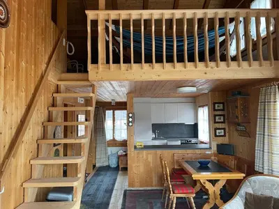TV/Unterhaltungsangebot in der Unterkunft Chalet Kuckuk including Studio