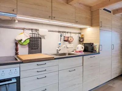 Küche/Küchenzeile in der Unterkunft Apartment Beim Thor Gross by Interhome