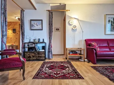 Ein Sitzbereich in der Unterkunft Apartment La Meinaz by Interhome