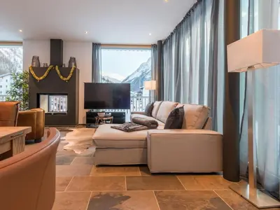 Ein Sitzbereich in der Unterkunft Apartment Montela Pavillon - Holiday Stay by Interhome