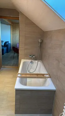 Ein Badezimmer in der Unterkunft Apartment Büel in Krattigen