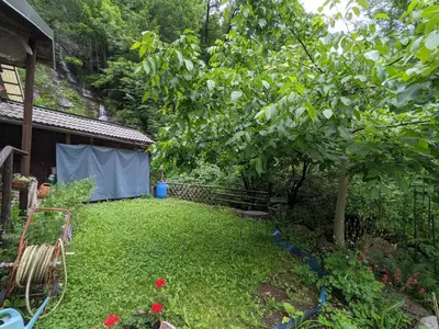 Ein Garten an der Unterkunft Wild Valley Mountain Getaway in Valle Onsernone