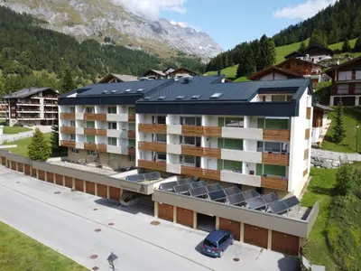 Ein allgemeiner Bergblick oder ein Berglick von der Ferienwohnung aus