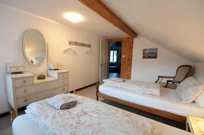 Ein Bett oder Betten in einem Zimmer der Unterkunft Mountain Views