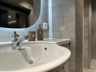Ein Badezimmer in der Unterkunft Tiny House IBEX