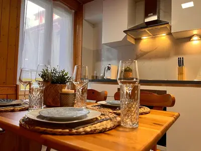 Küche/Küchenzeile in der Unterkunft City Center Apartment 1