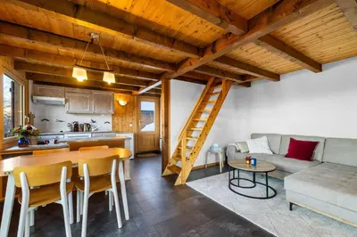 Küche/Küchenzeile in der Unterkunft Le Petiot - mini chalet - maxi douceur - 4personnes