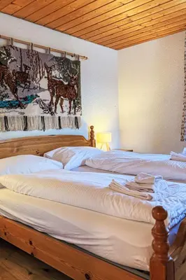 Ein Bett oder Betten in einem Zimmer der Unterkunft Apartment Rottal 4 Bett Wohnung by Interhome