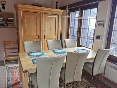 Ein Sitzbereich in der Unterkunft Apartment La Collina-Haus C- by Interhome