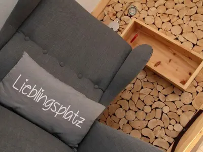 Ein Sitzbereich in der Unterkunft Apartment Eiger by Interhome