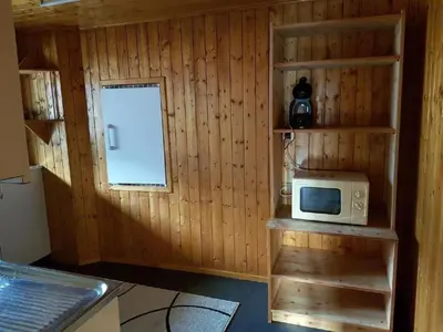 Küche/Küchenzeile in der Unterkunft Apartment Wärschu by Interhome