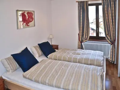 Ein Bett oder Betten in einem Zimmer der Unterkunft Apartment Komfortable Wohnung mit Aussicht by Interhome