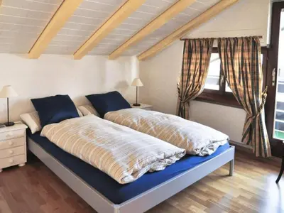 Ein Bett oder Betten in einem Zimmer der Unterkunft Apartment Komfortable Wohnung mit Aussicht by Interhome