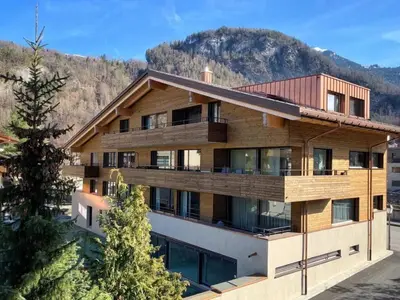 Ein allgemeiner Bergblick oder ein Berglick von der Ferienwohnung aus