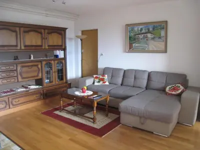 Ein Sitzbereich in der Unterkunft Apartment Dent Blanche by Interhome
