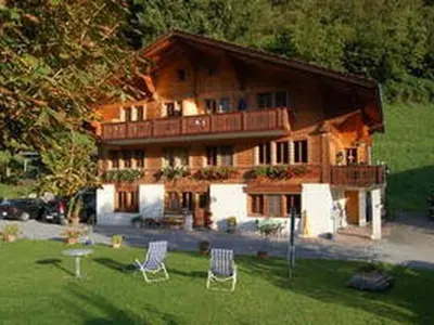 Ein Garten an der Unterkunft Apartment Glyssen 22 Schwanden by Interhome