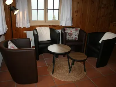 Ein Sitzbereich in der Unterkunft Apartment by Interhome