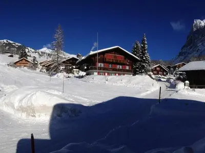 Apartment Chalet Mislin- Grindelwald direkte Bergsicht by Interhome im Winter