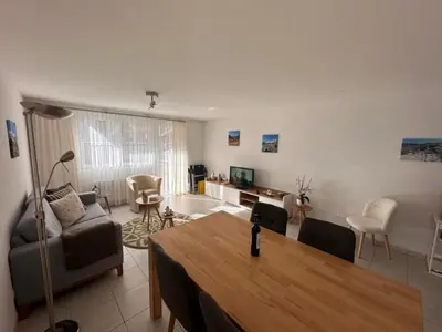 Ein Sitzbereich in der Unterkunft Apartment Haus Mondelli by Interhome