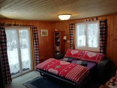Ein Bett oder Betten in einem Zimmer der Unterkunft Apartment Bella Vista by Interhome