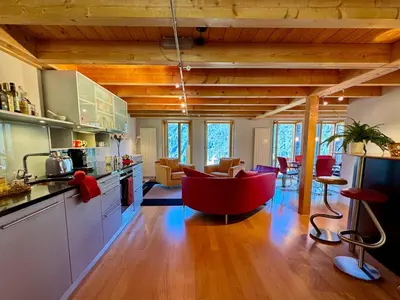 Küche/Küchenzeile in der Unterkunft Schweizerheim Residence 1