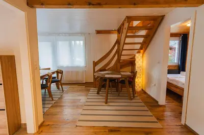 Ein Sitzbereich in der Unterkunft Chalet Flora Mountain view with Private Garden