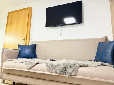 TV/Unterhaltungsangebot in der Unterkunft Thunersee View Studio