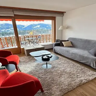 Superbe appartement avec 2 chambres avec vue imprenable sur les Alpes