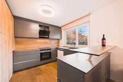 Grundriss der Unterkunft Briger Ferienwohnung direkt in der Stadt Brig