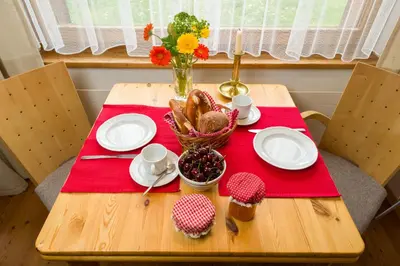 Essen in der Ferienwohnung oder in der Nähe