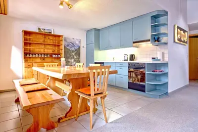Küche/Küchenzeile in der Unterkunft Apartment Eiger Sun - GRIWA RENT AG