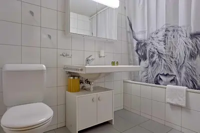 Ein Badezimmer in der Unterkunft Apartment Eiger Sun - GRIWA RENT AG