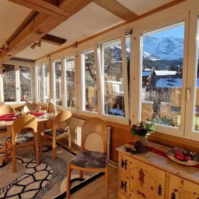 Sunny & Bright Swiss Apartment with Jungfrau View
