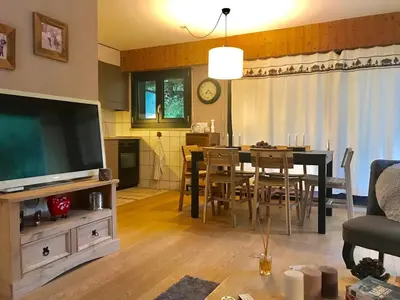 TV/Unterhaltungsangebot in der Unterkunft Appartement Veysonnaz 2 pieces