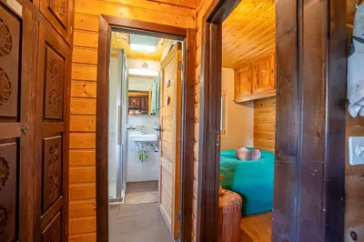 Küche/Küchenzeile in der Unterkunft Chalet Mazze