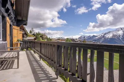 Naturlandschaft in der Nähe des Chalets
